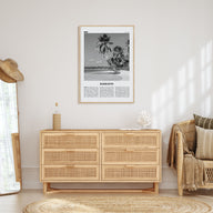Barbados Travel B&W No 1 Poster