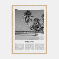 Barbados Travel B&W No 1 Poster