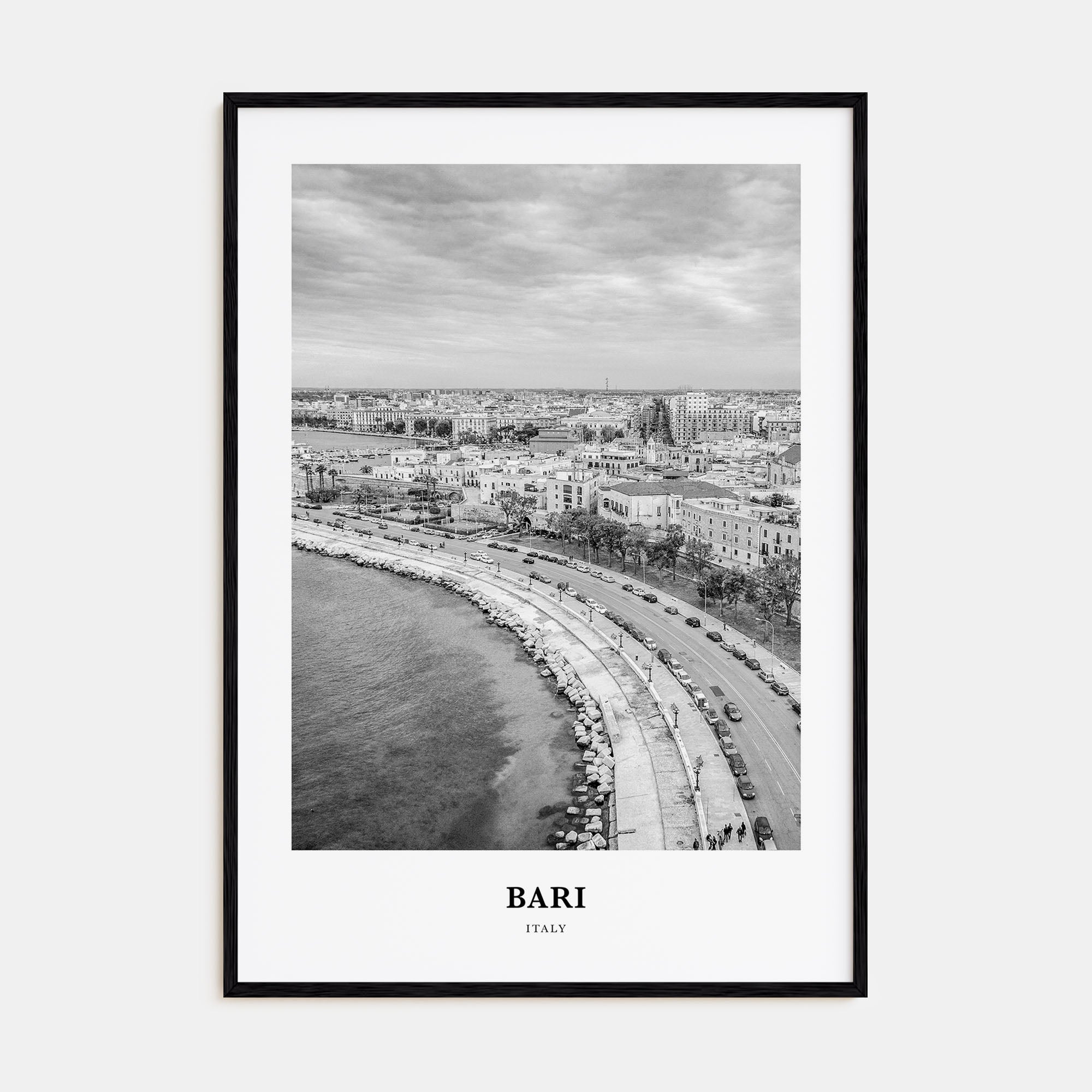 Bari Portrait B&W Poster