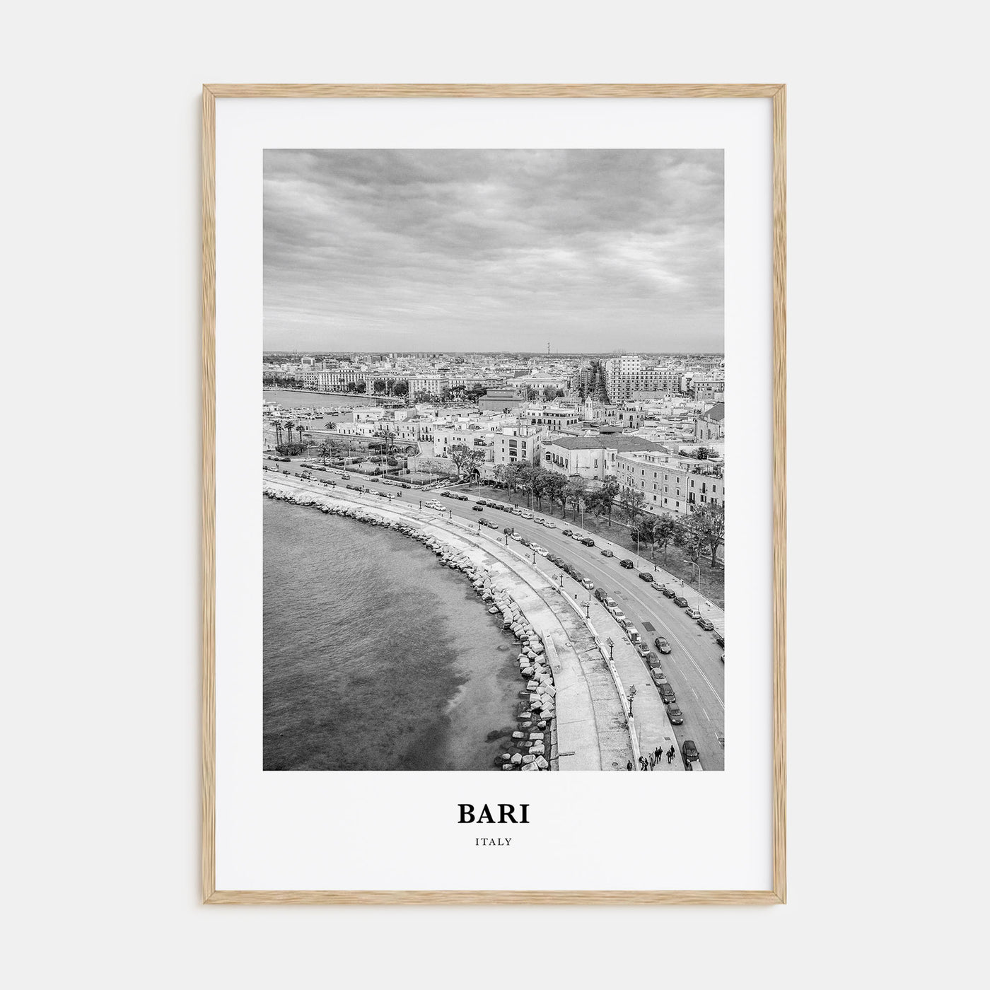 Bari Portrait B&W Poster
