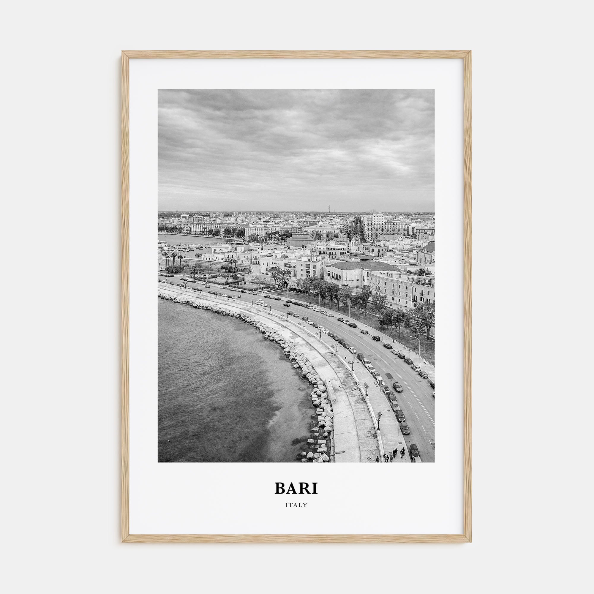 Bari Portrait B&W Poster