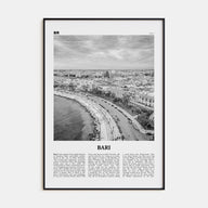 Bari Travel B&W Poster