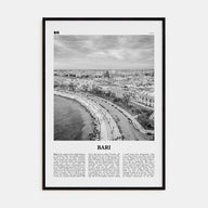 Bari Travel B&W Poster