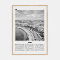 Bari Travel B&W Poster