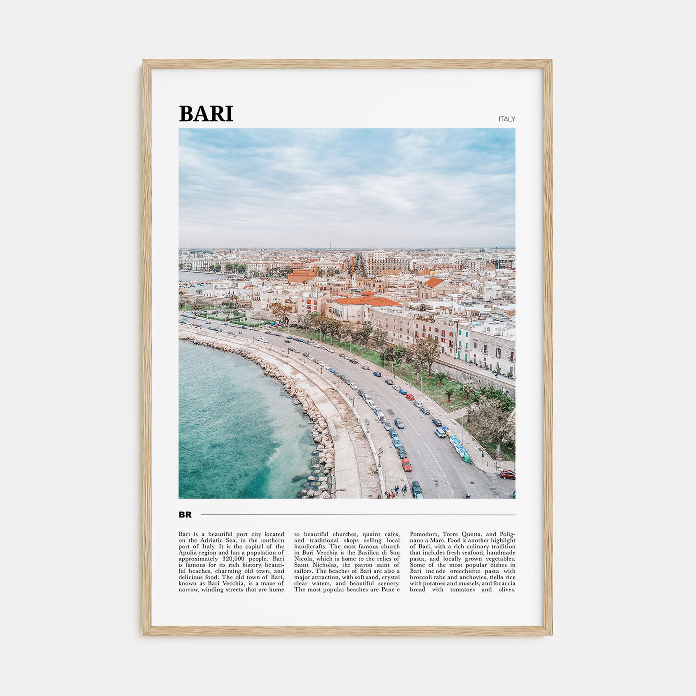 Bari Travel Color Poster