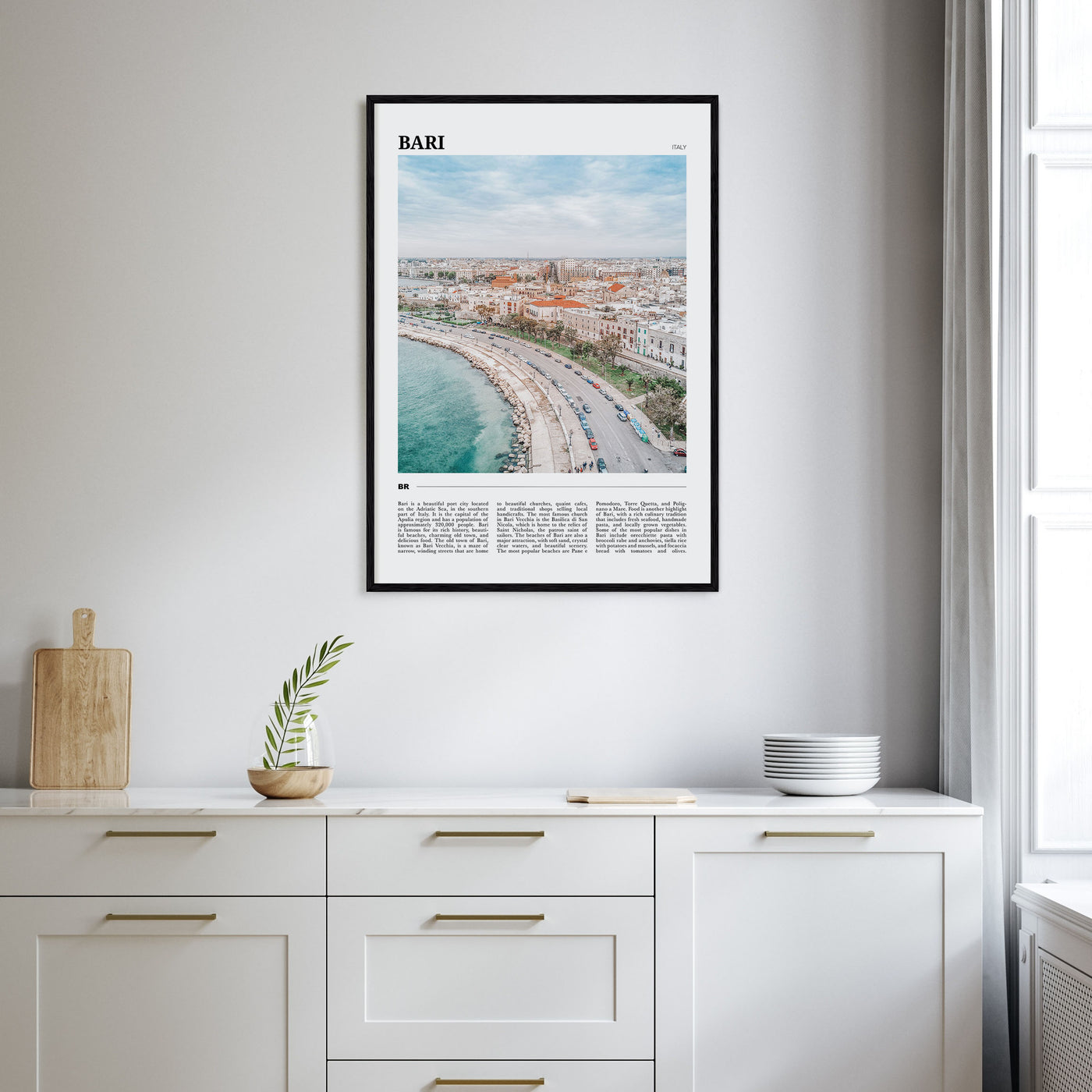 Bari Travel Color Poster