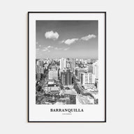 Barranquilla Portrait B&W Poster
