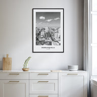Barranquilla Portrait B&W Poster