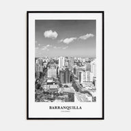Barranquilla Portrait B&W Poster