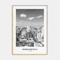 Barranquilla Portrait B&W Poster