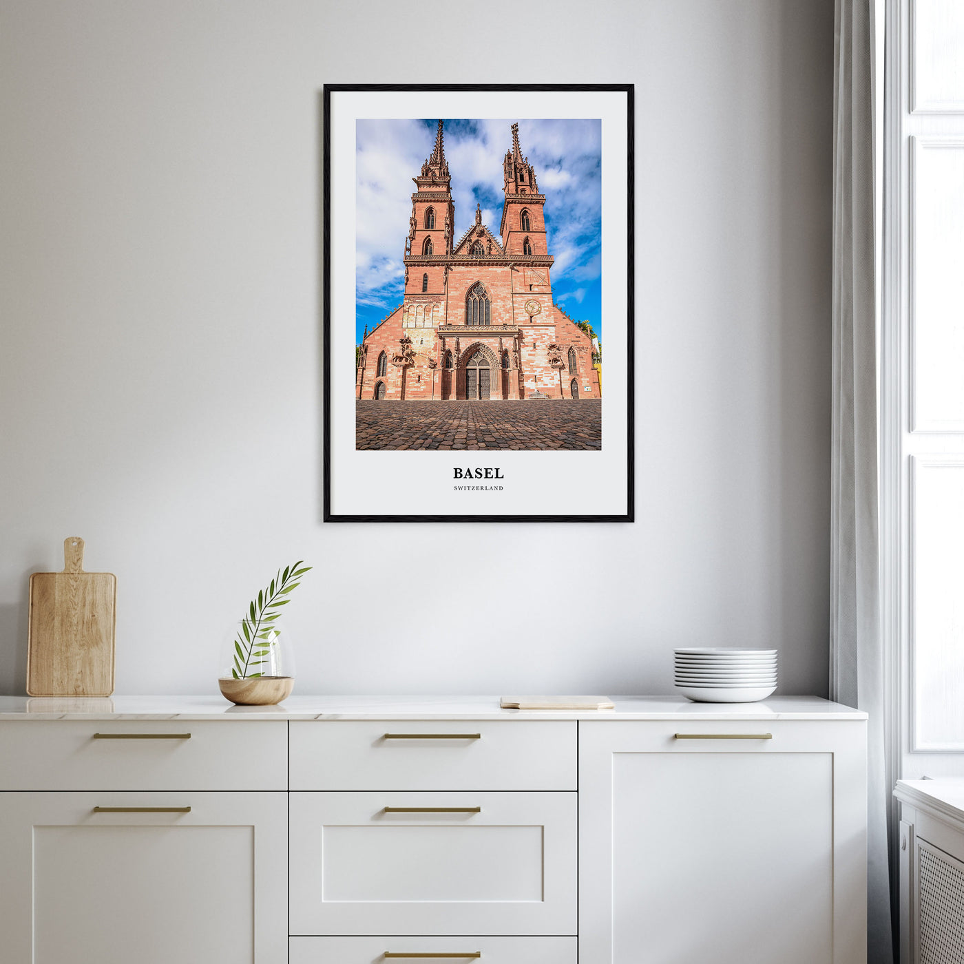 Basel Portrait Color Poster
