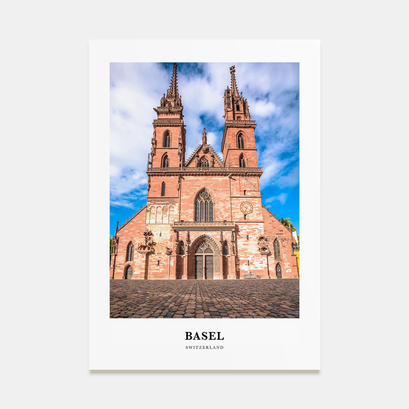 Basel Portrait Color Poster