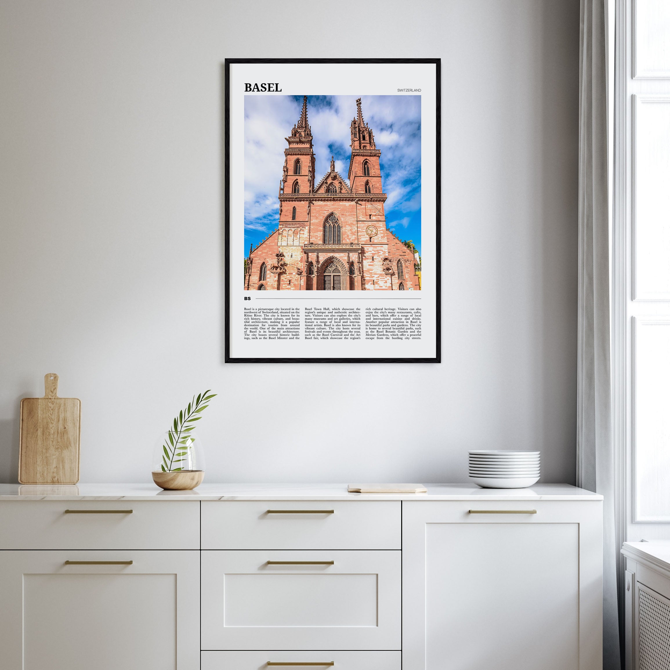 Basel Travel Color Poster