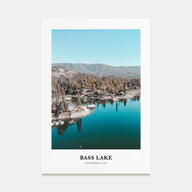 Bass Lake Portrait Color Poster