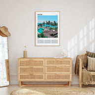 Batam Travel Color Poster