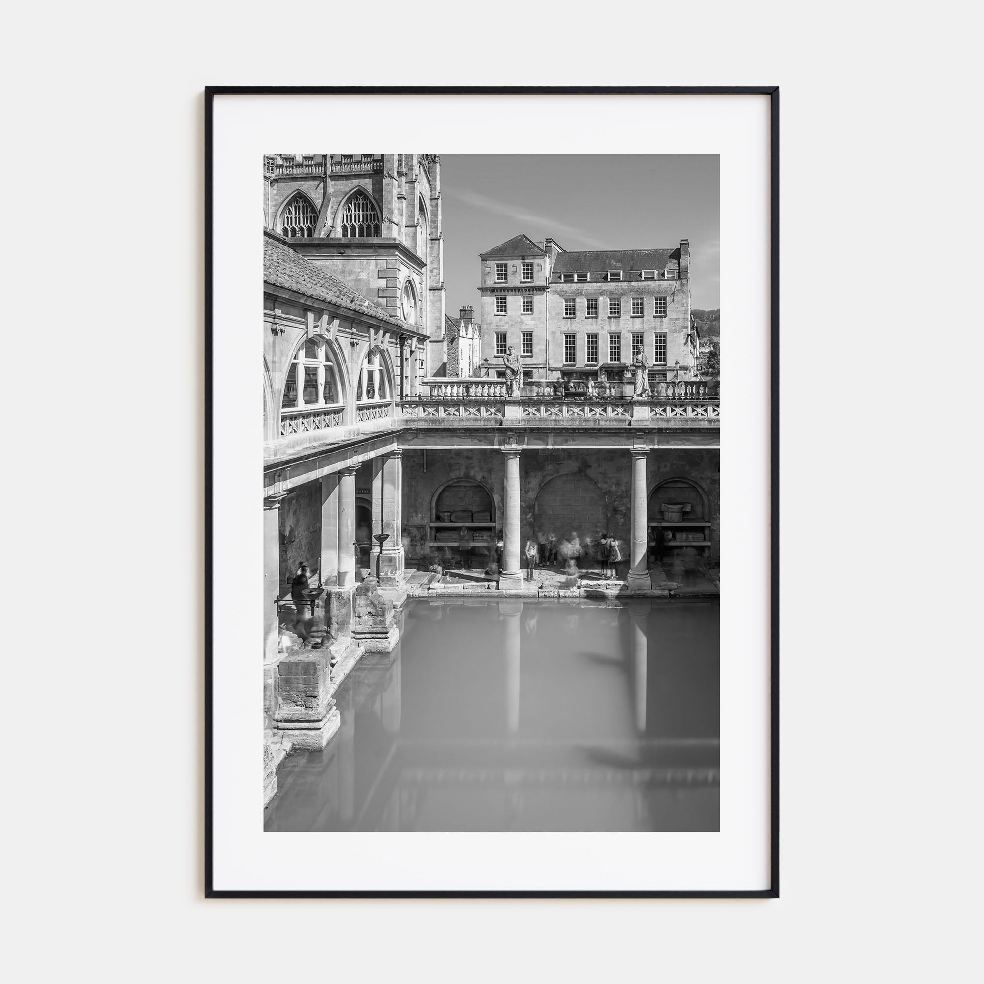 Bath Photo B&W Poster
