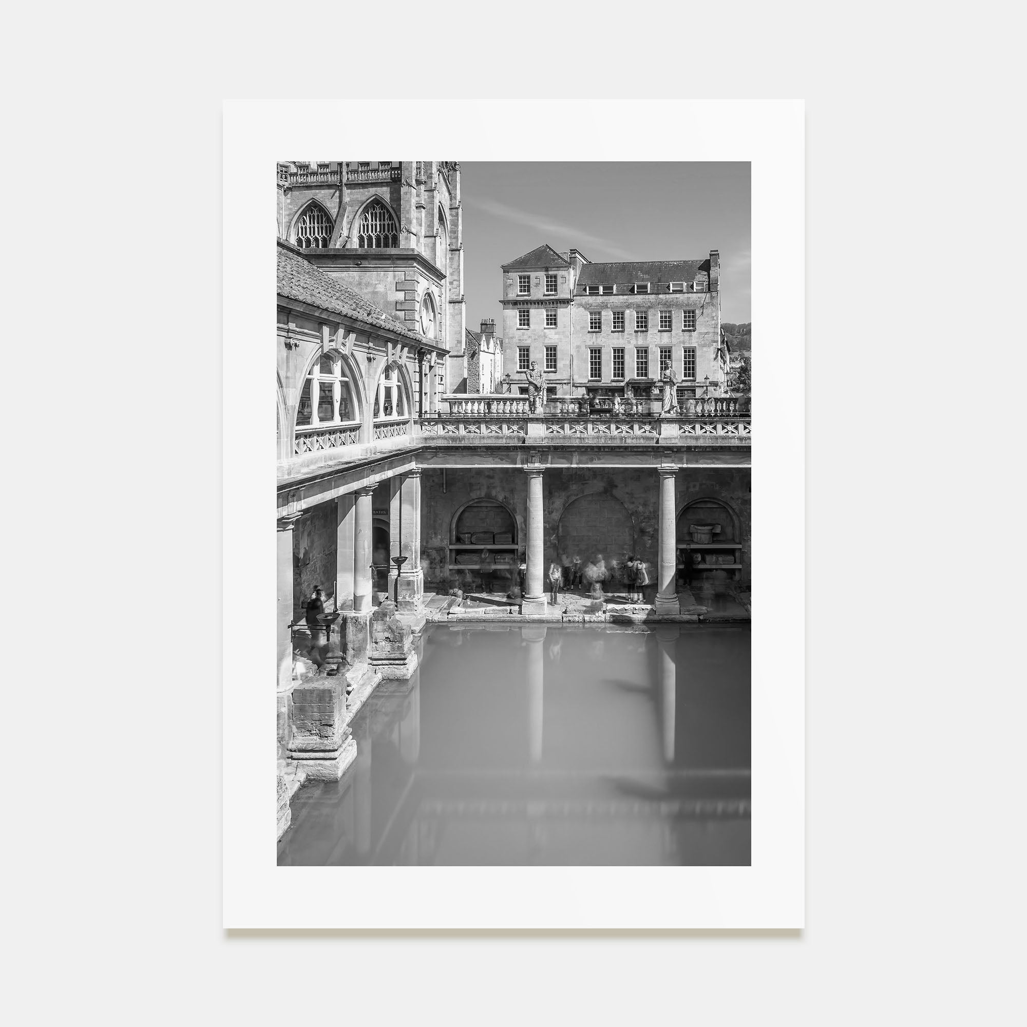 Bath Photo B&W Poster