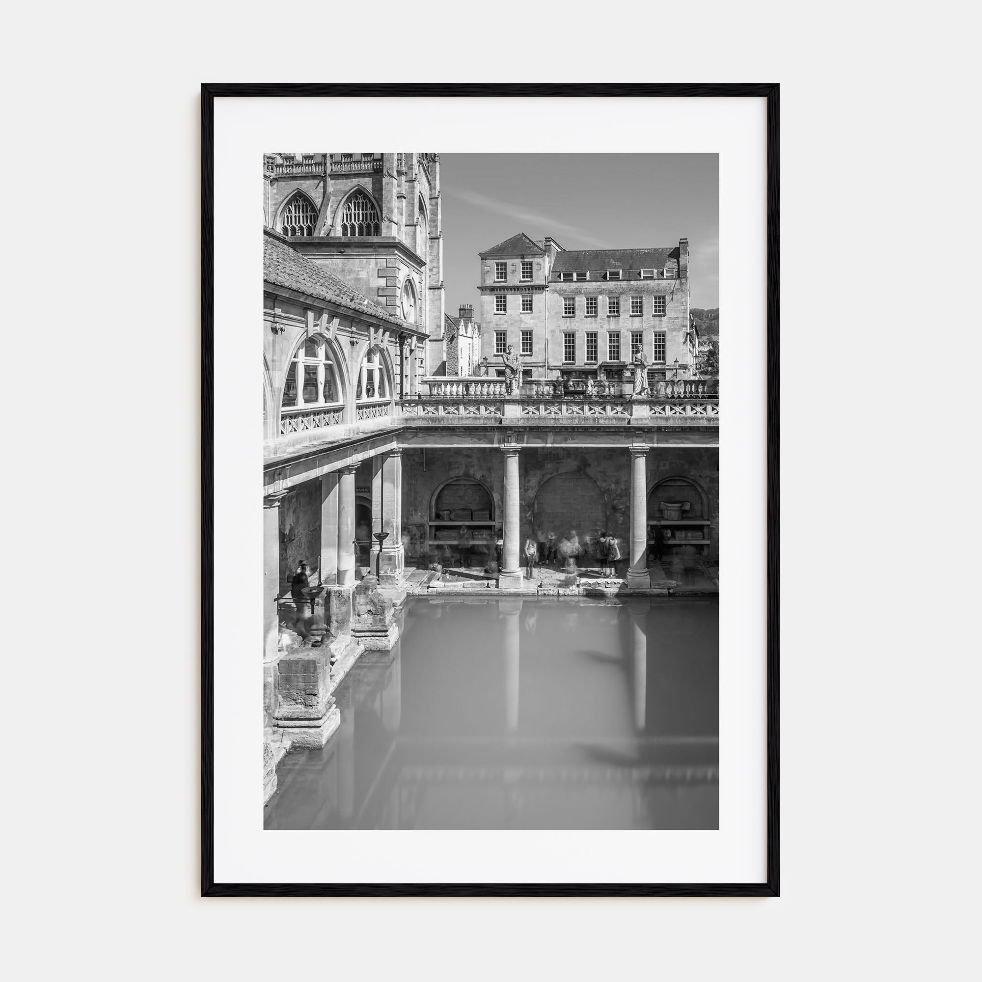 Bath Photo B&W Poster