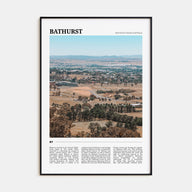 Bathurst Travel Color Poster