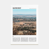 Bathurst Travel Color Poster