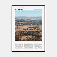 Bathurst Travel Color Poster