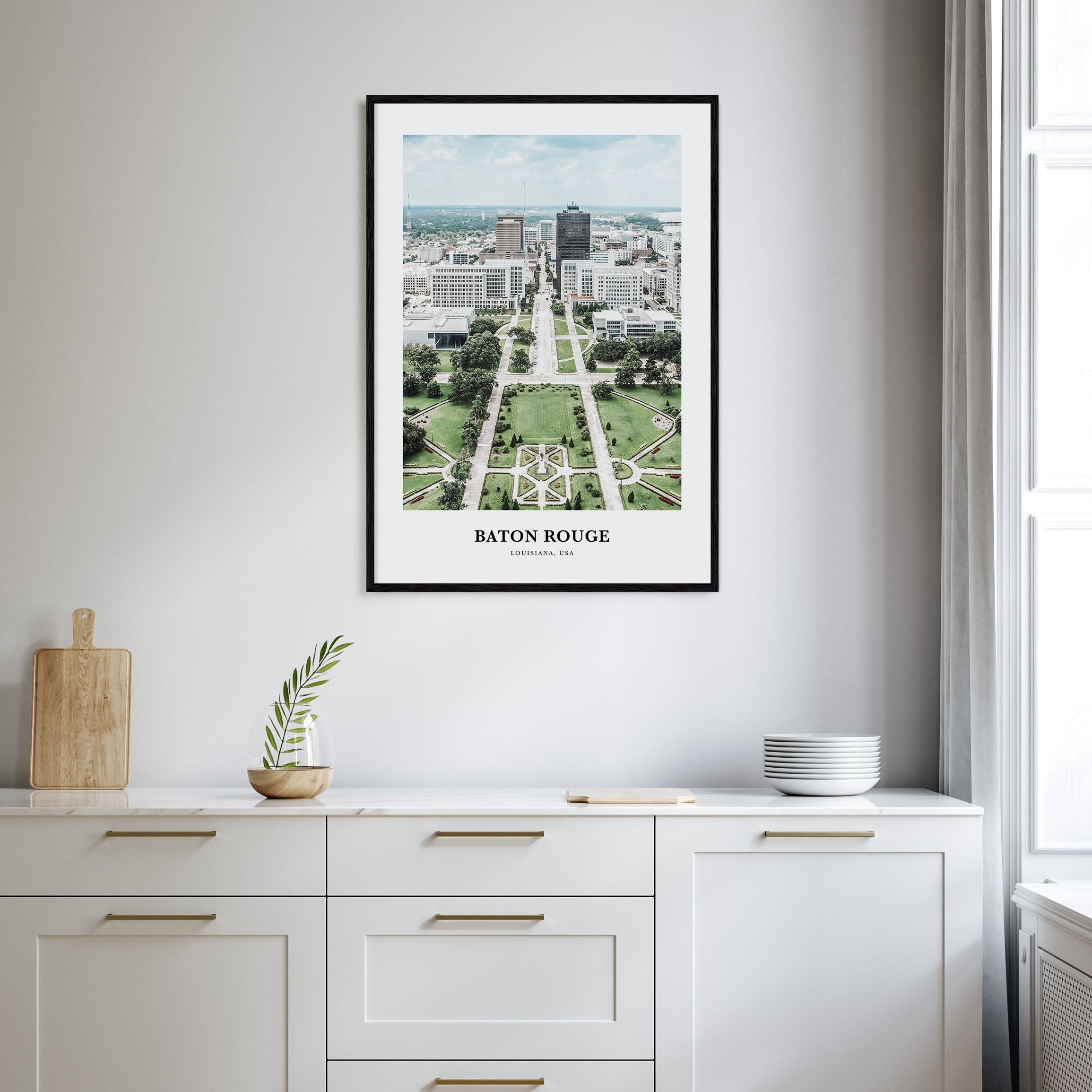 Baton Rouge Portrait Color Poster