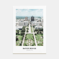 Baton Rouge Portrait Color Poster