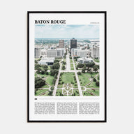 Baton Rouge Travel Color Poster