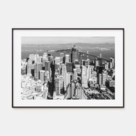 Bay Area Landscape B&W Poster