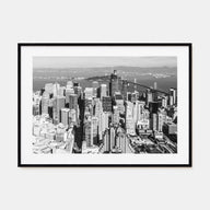 Bay Area Landscape B&W Poster