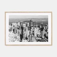 Bay Area Landscape B&W Poster