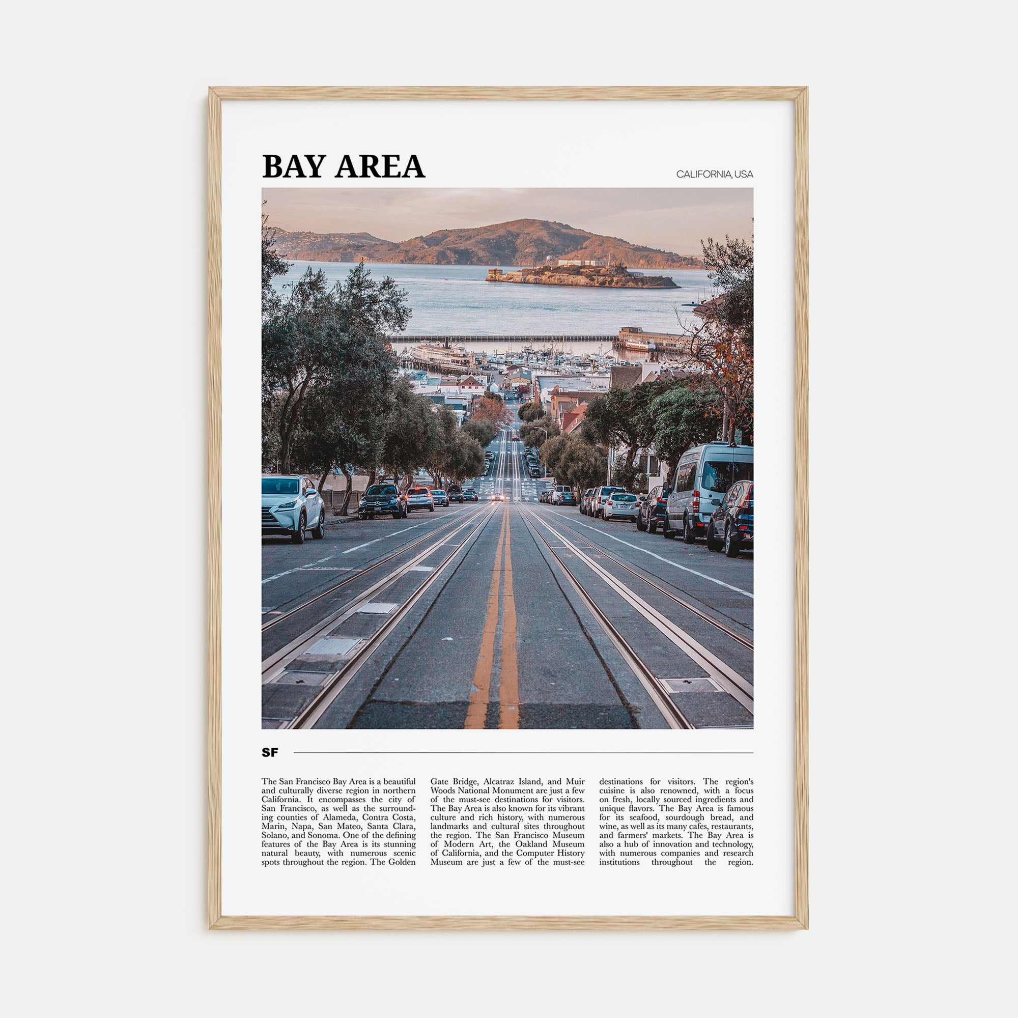 Bay Area Travel Color No 2 Poster