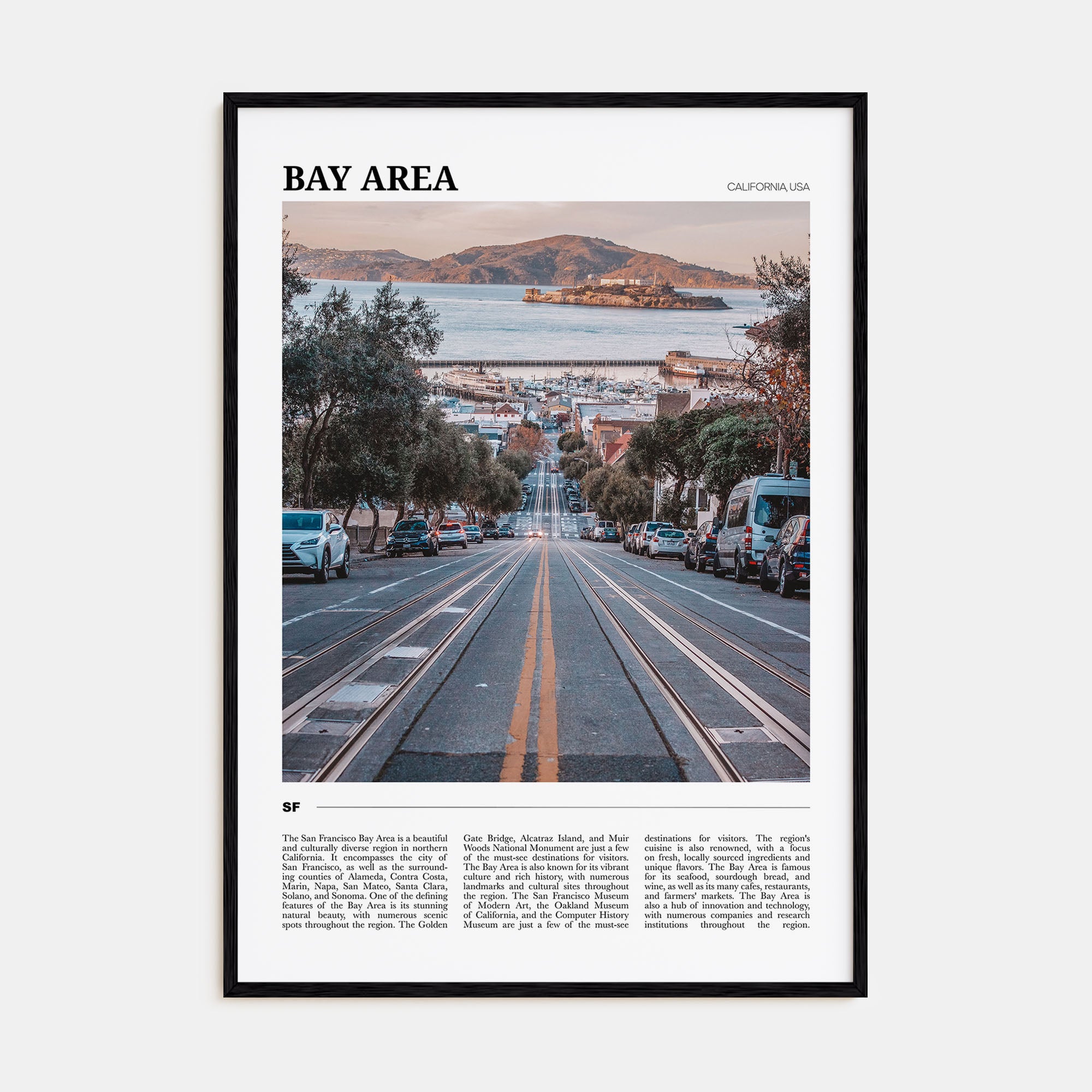 Bay Area Travel Color No 2 Poster