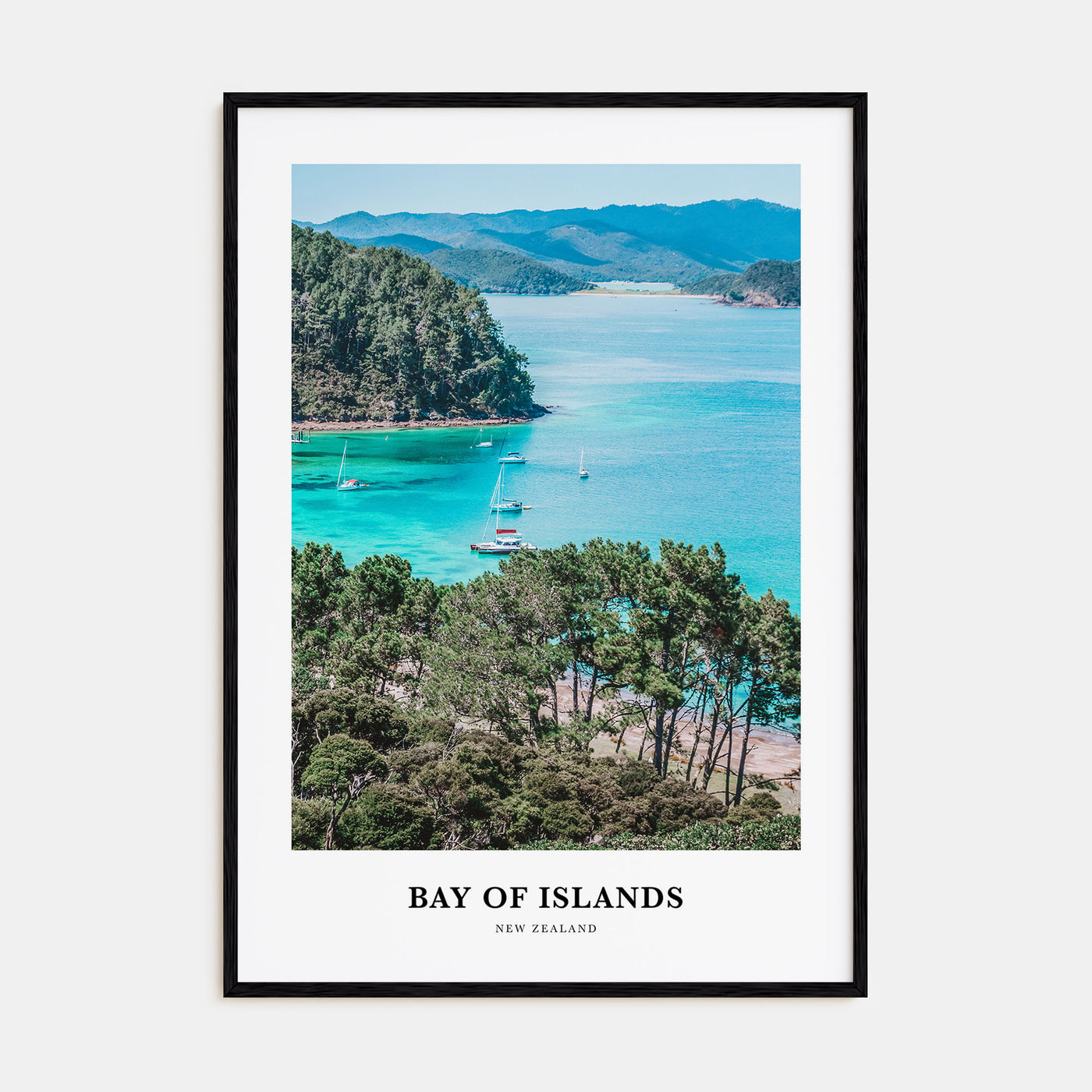 Bay of Islands Portrait Color Poster
