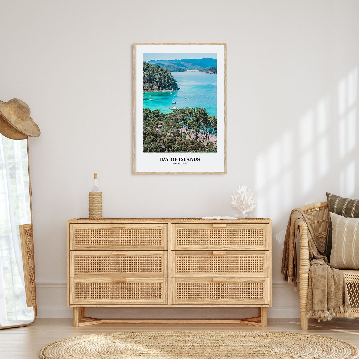 Bay of Islands Portrait Color Poster