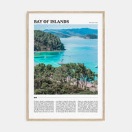 Bay of Islands Travel Color Poster