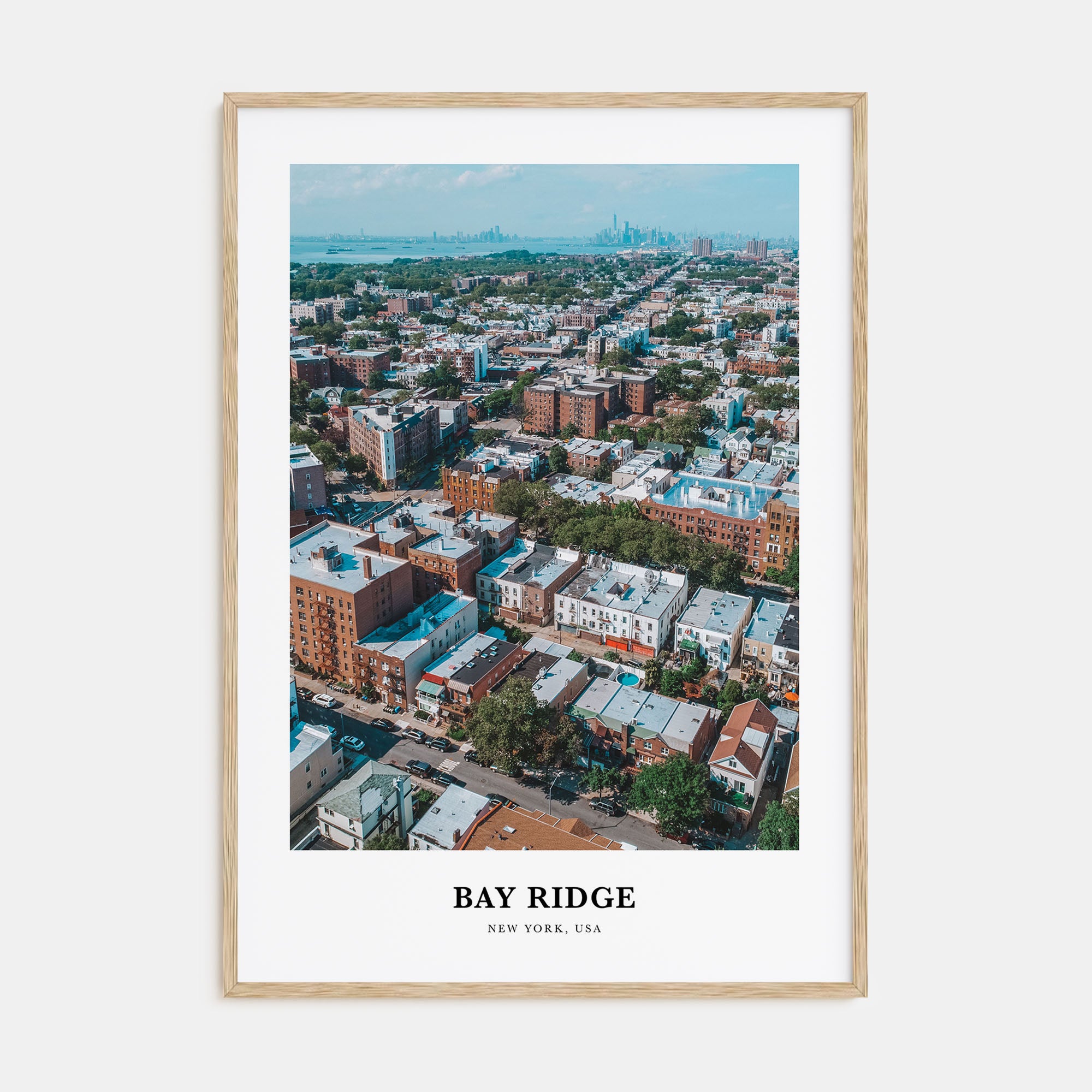 Bay Ridge Portrait Color Poster