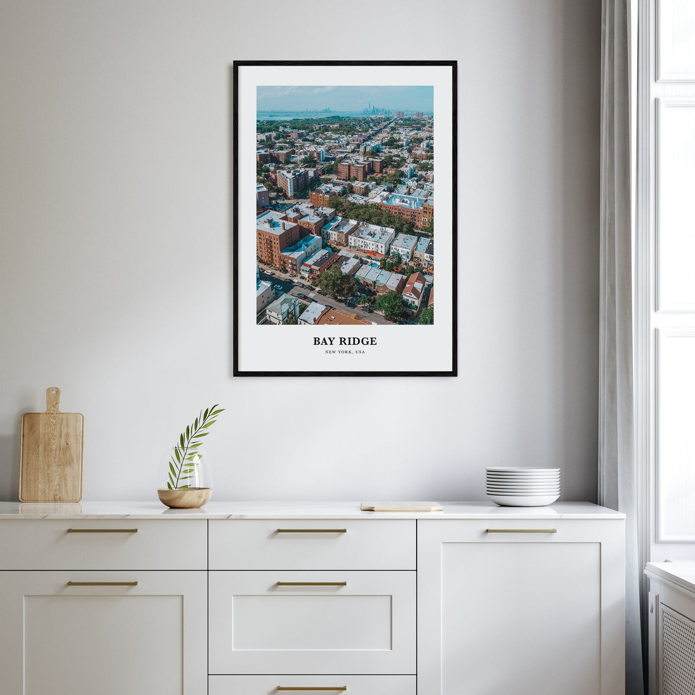 Bay Ridge Portrait Color Poster