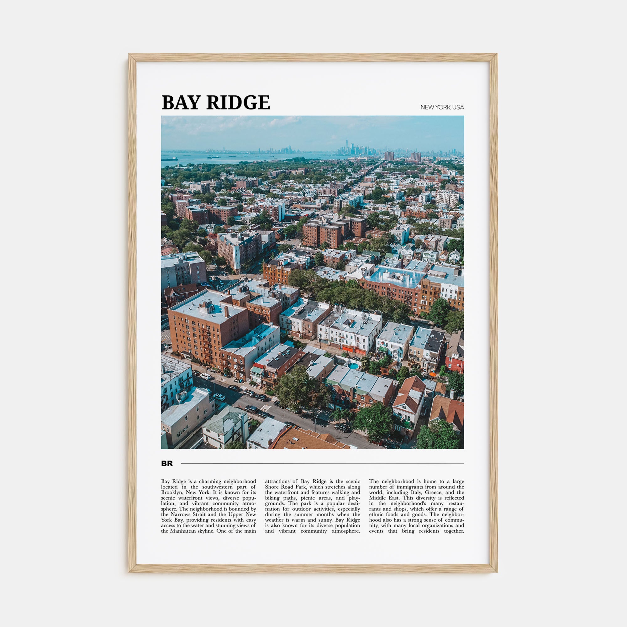 Bay Ridge Travel Color Poster