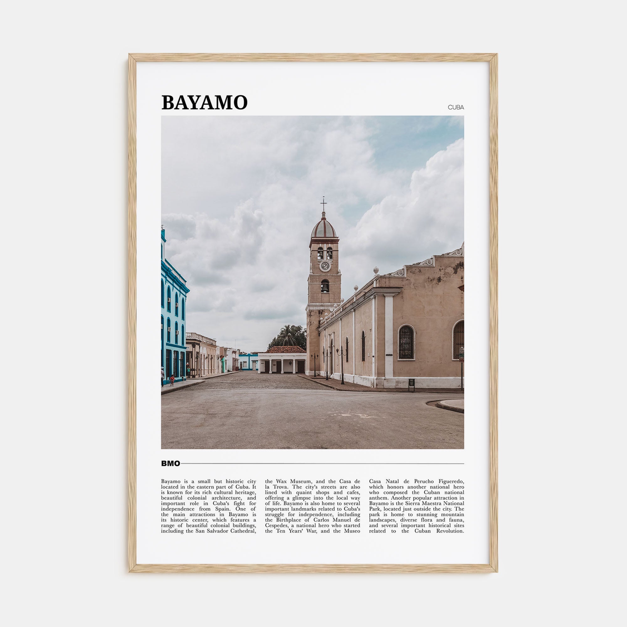 Bayamo Travel Color Poster