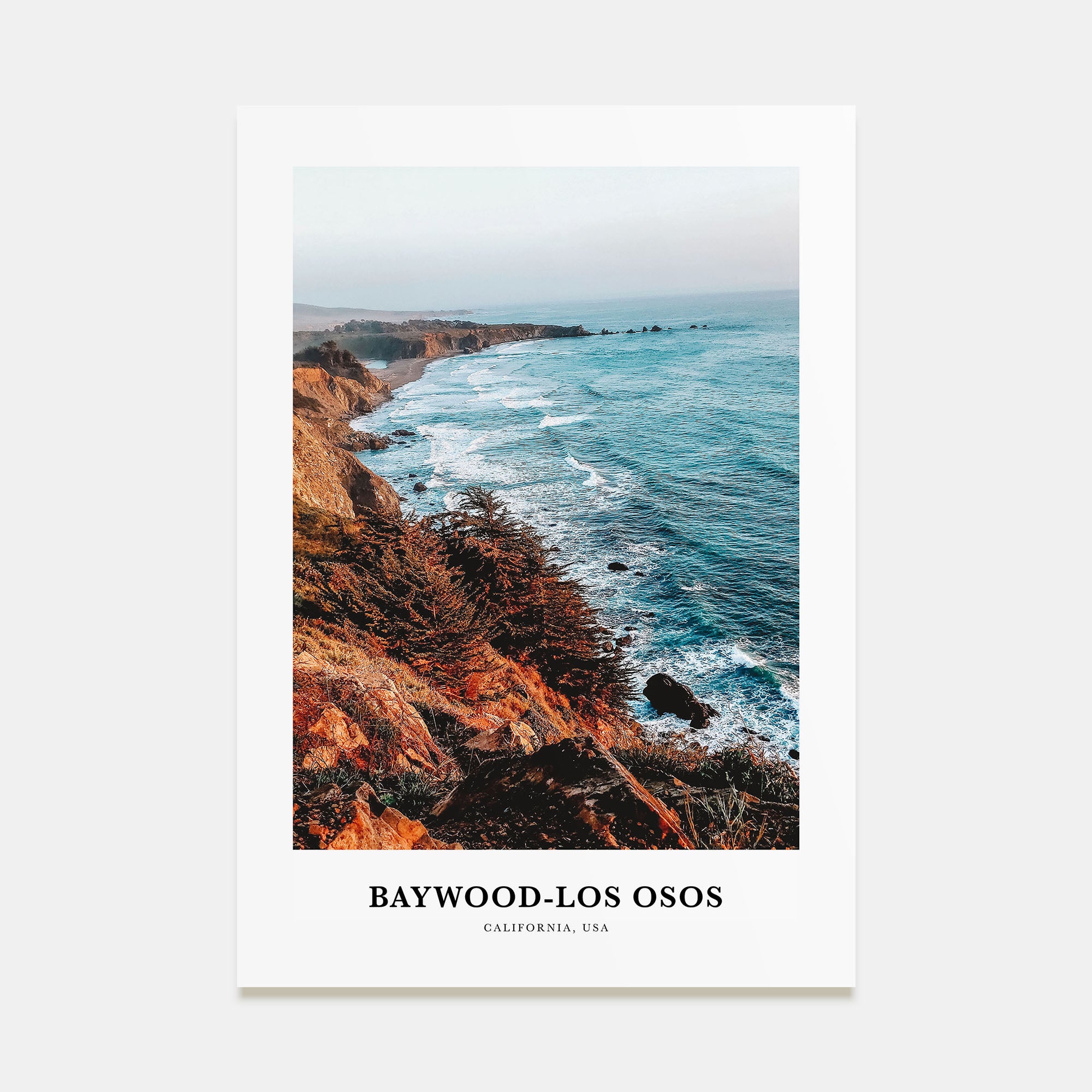 Baywood-Los Osos Portrait Color Poster
