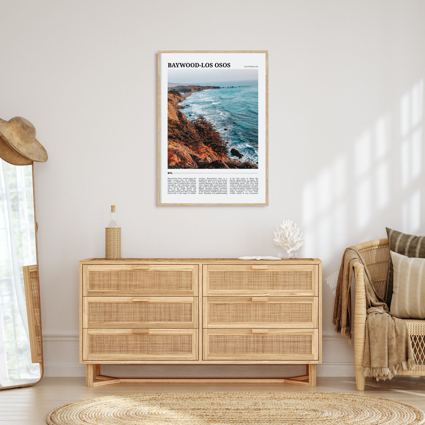 Baywood-Los Osos Travel Color Poster