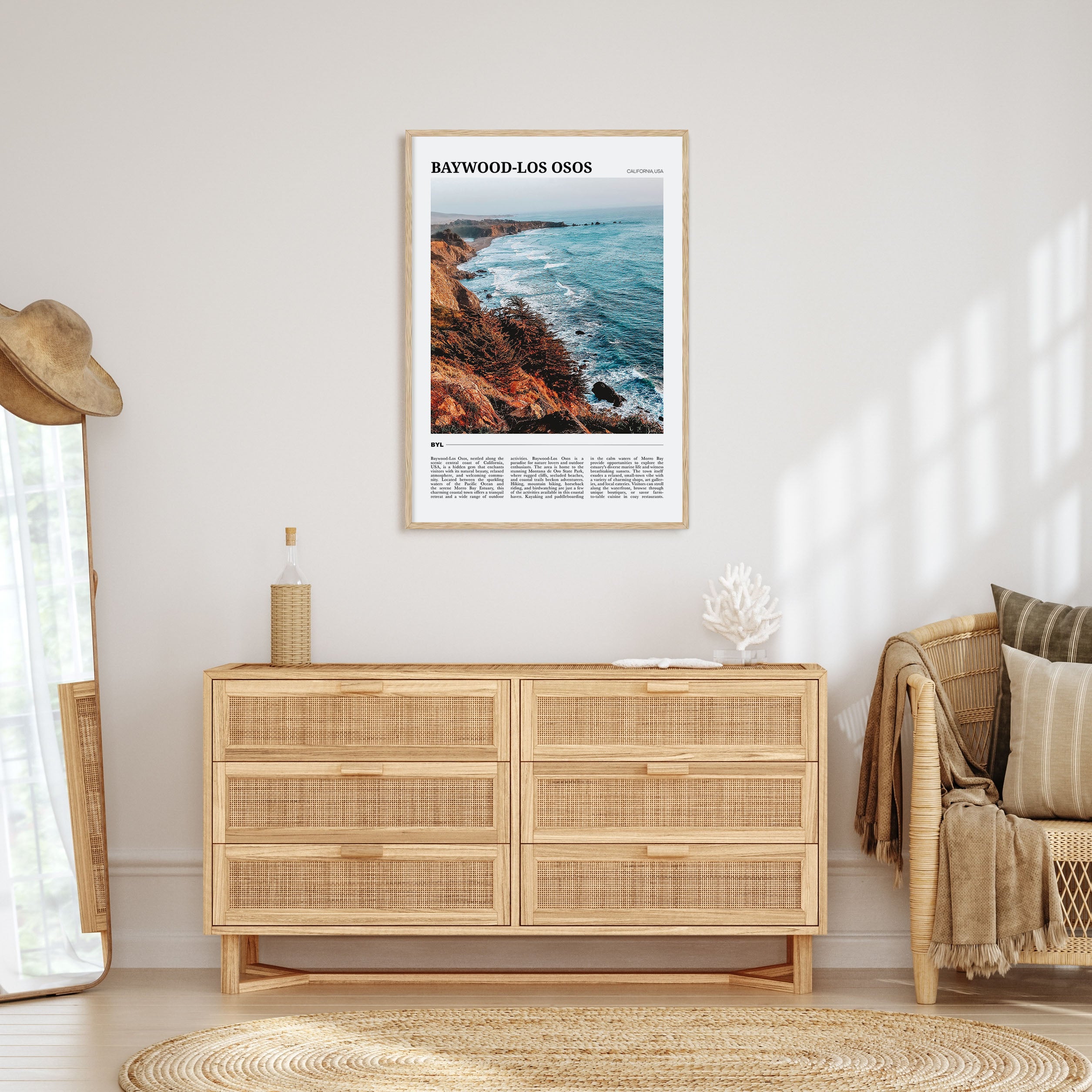 Baywood-Los Osos Travel Color Poster