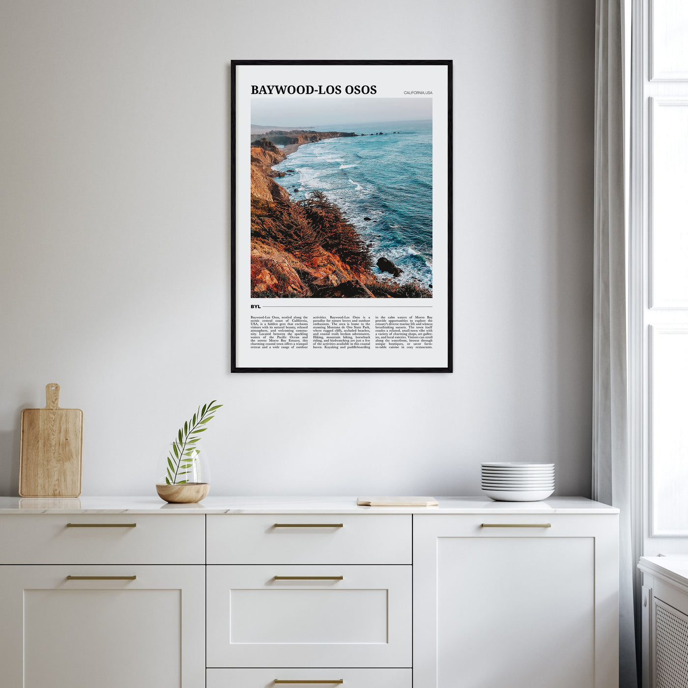 Baywood-Los Osos Travel Color Poster