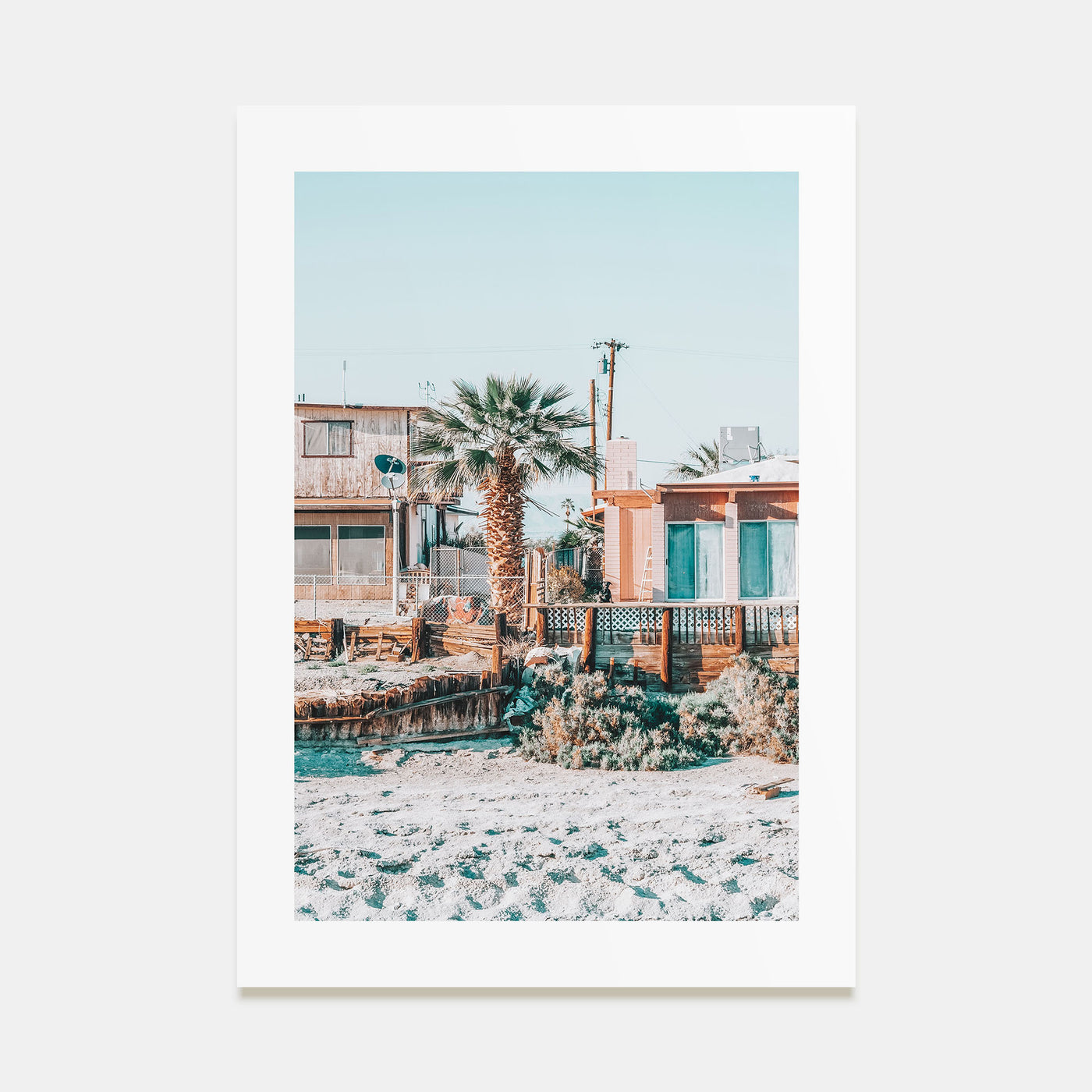 Beach Houses Photo Color No 1 Poster