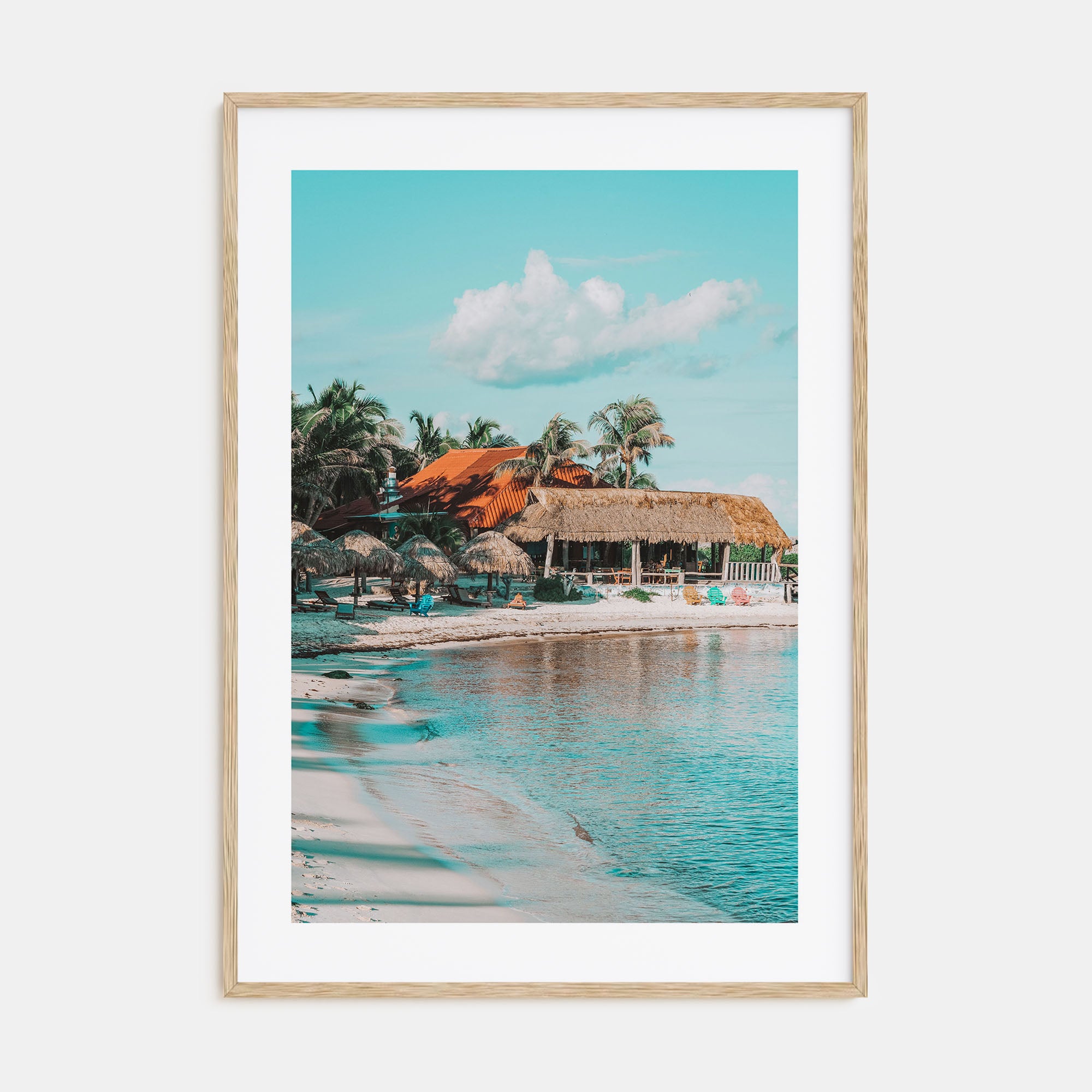 Beach Houses Photo Color No 2 Poster