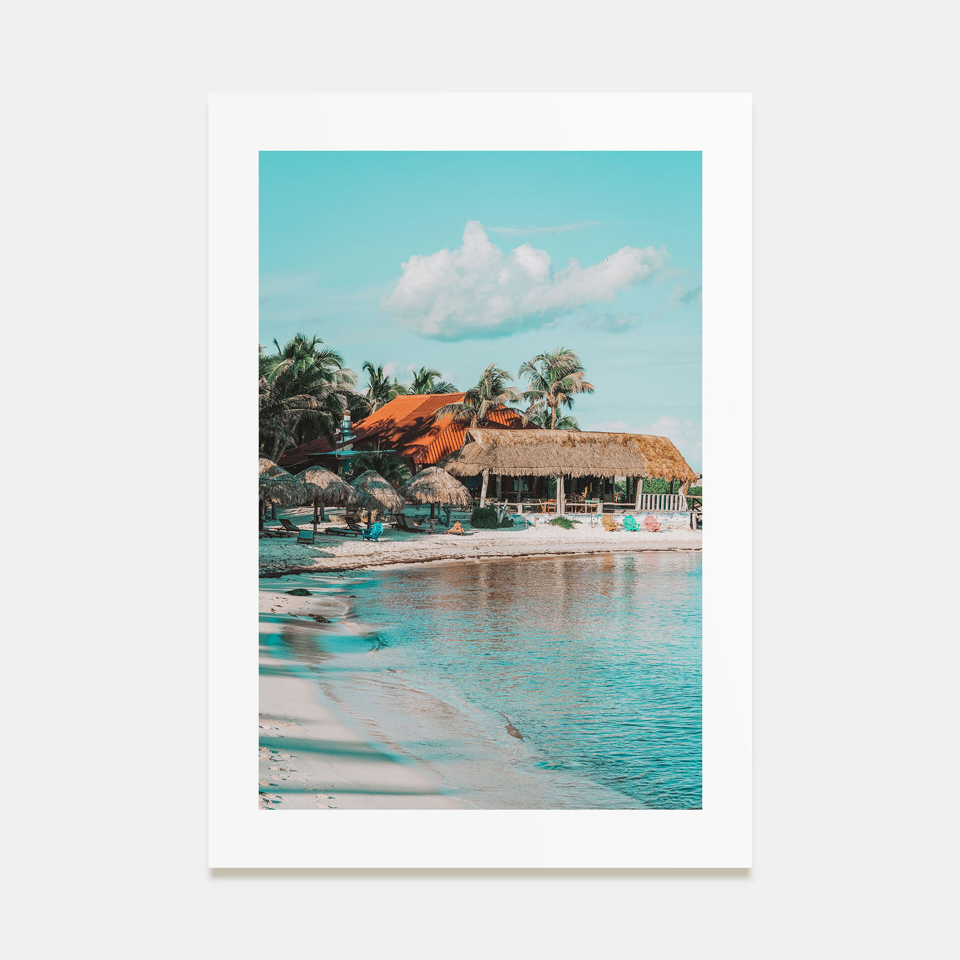 Beach Houses Photo Color No 2 Poster
