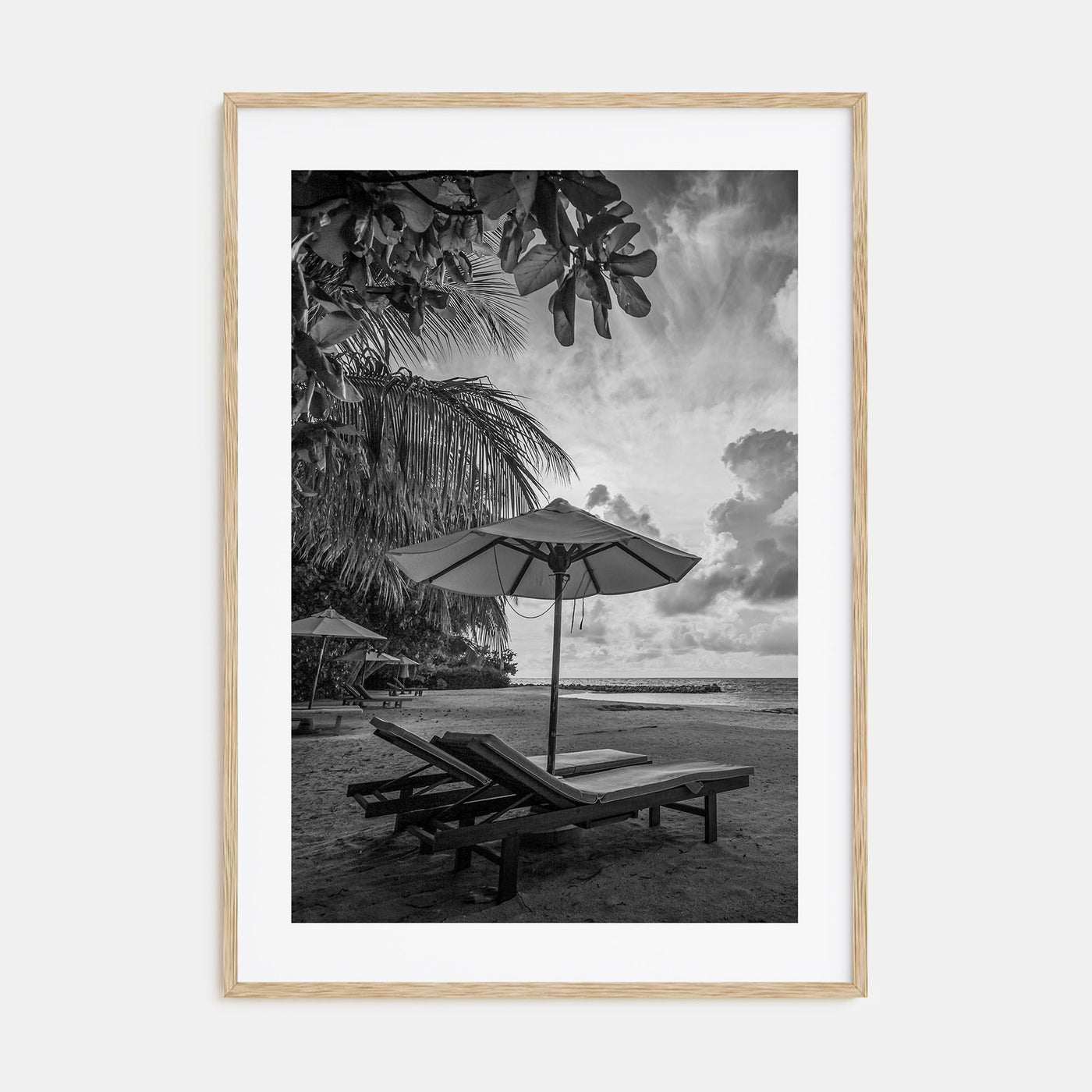 Beach Photo B&W No 1 Poster