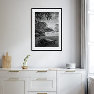 Beach Photo B&W No 1 Poster