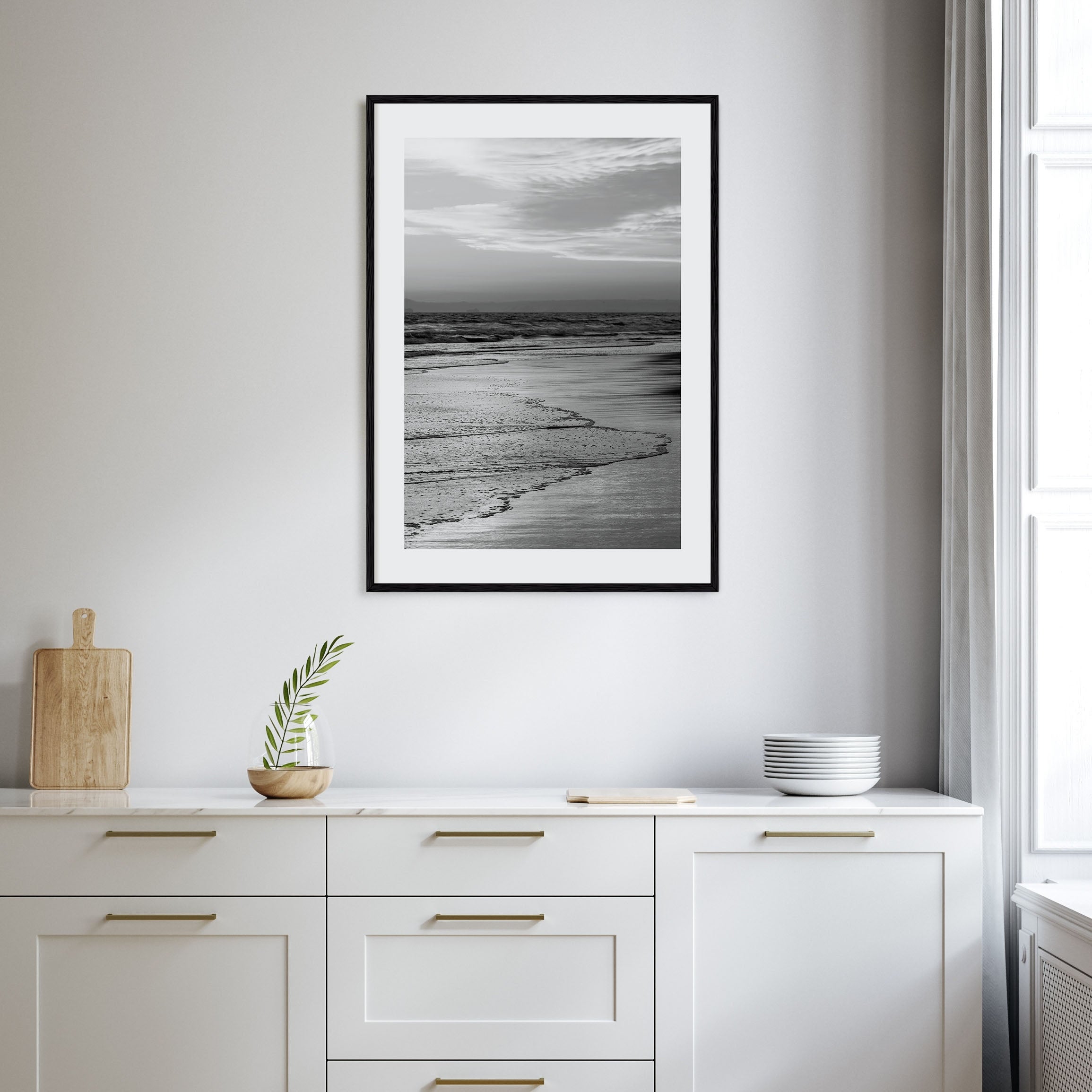 Beach Photo B&W No 2 Poster